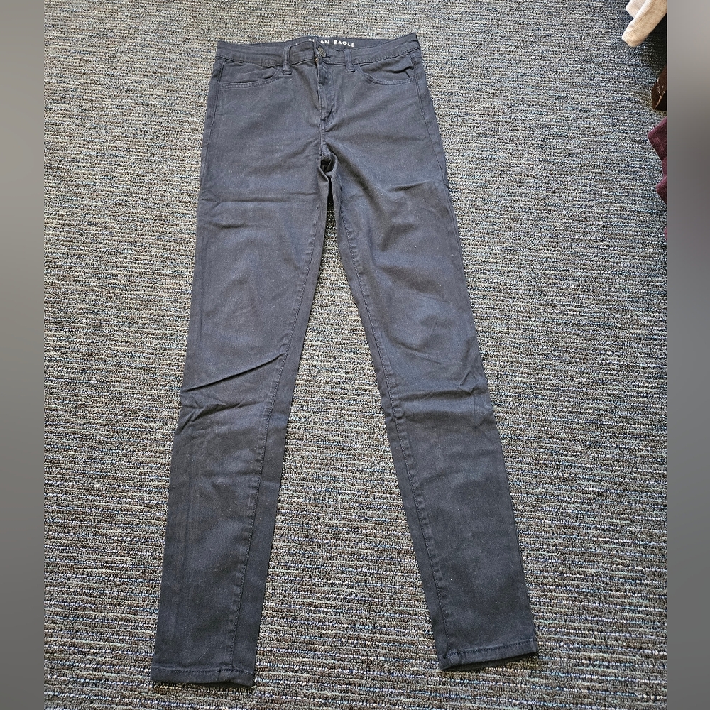 American Eagle Black Stretch Skinny Jeans